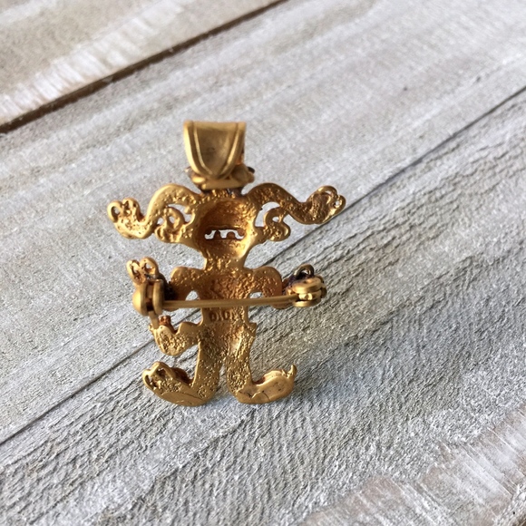 Artesian Peruvian Brooch/Pendant - Picture 2 of 7